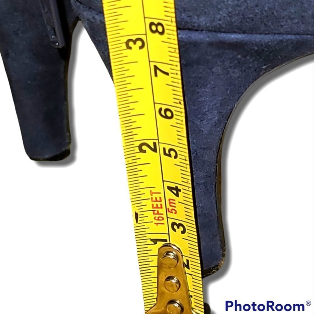 Aerosoles Blue Suede Heelrest 3 inch heels - Picture 3 of 5